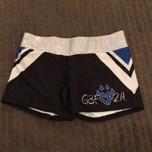 Cheer Athletics practice wear shorts